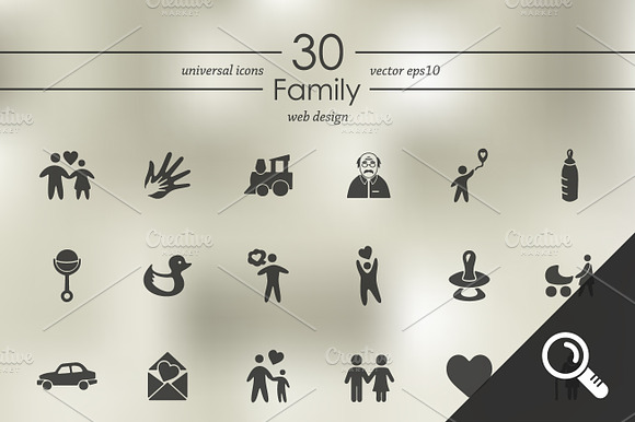 30 Family Icons