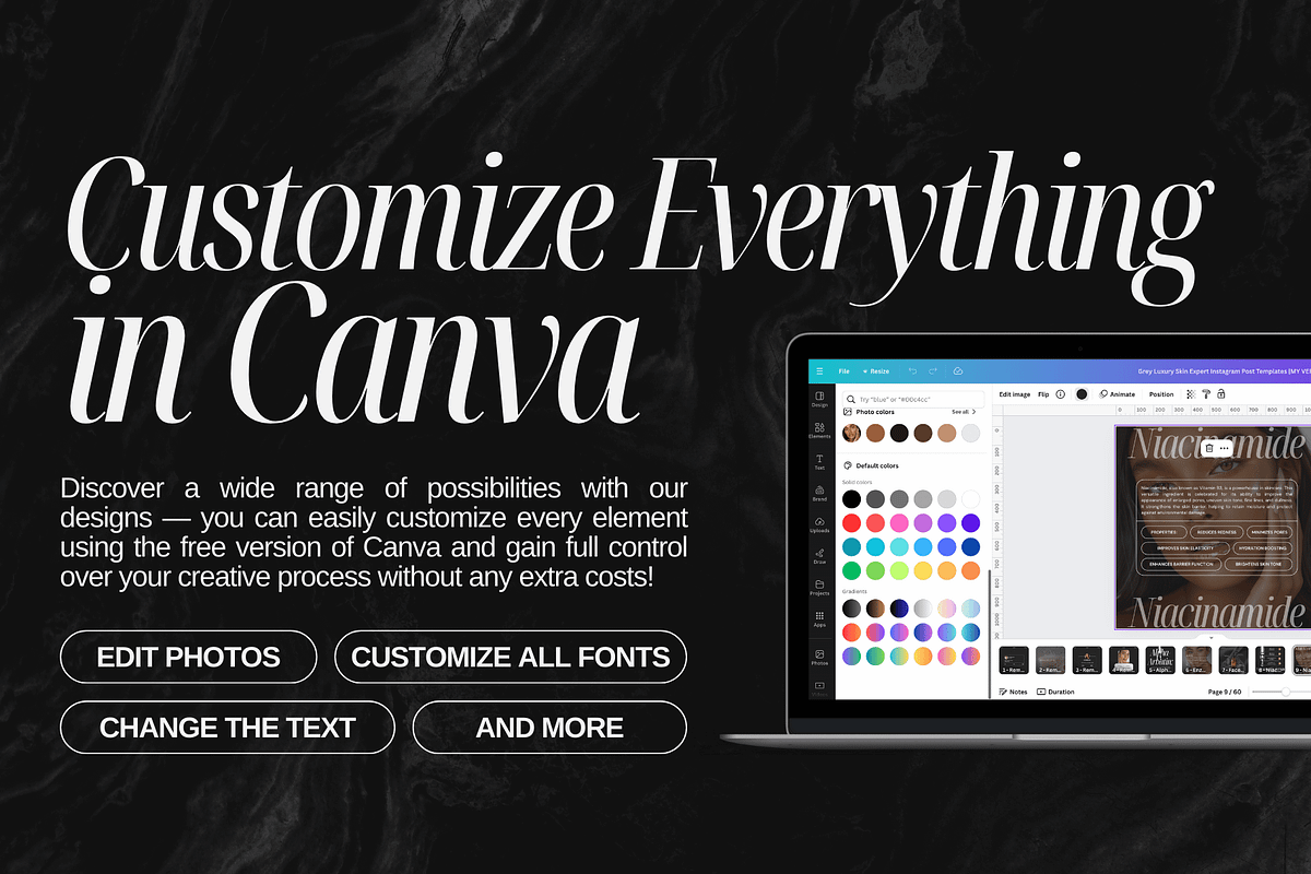 Skincare Coach CANVA Beauty Template, a Social Media Template by Xenié Creative (Photo 7 of 10)
