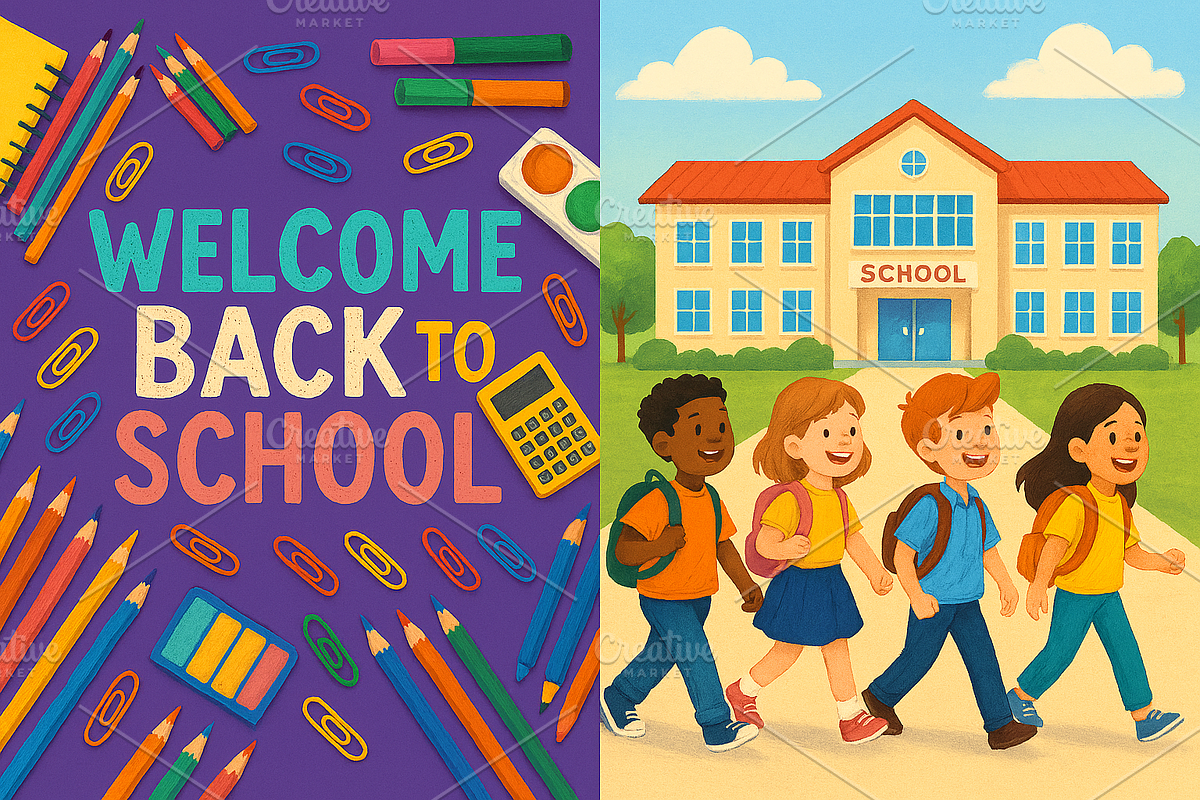 Welcome Back to School with Colorful, a School & Education Photo by Design_Planet (Photo 7 of 7)