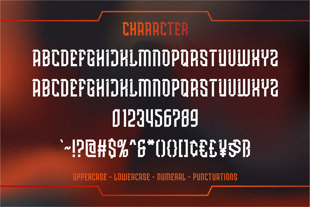 ARTMOSFEAR DISPLAY FONT, a Sans Serif Font by 24Design Studios (Photo 4 of 5)