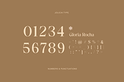 Gloria Rocha | Glamorous Serif Font, a Serif Font by Jolicia Type (Thumbnail 3 of 11)