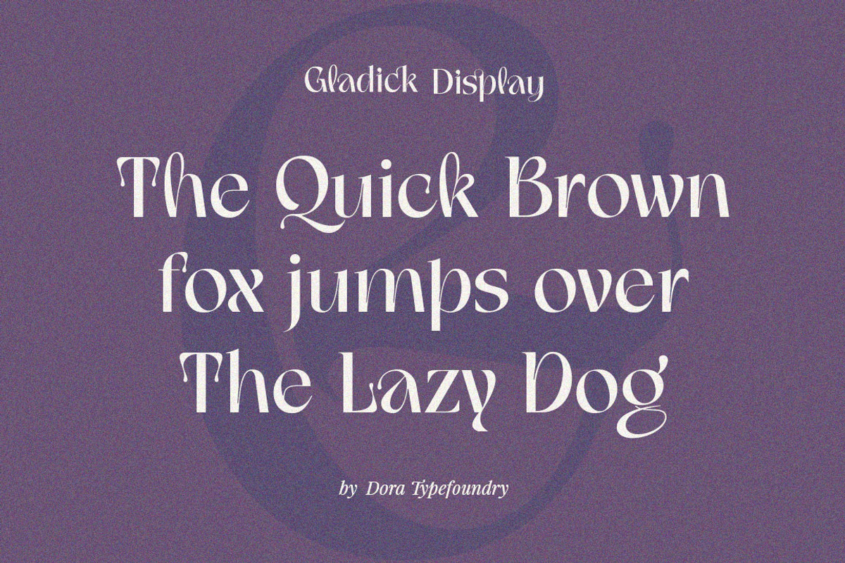 Gladick - Modern Typeface, a Serif Font by Dora Typefoundry (Photo 13 of 28)