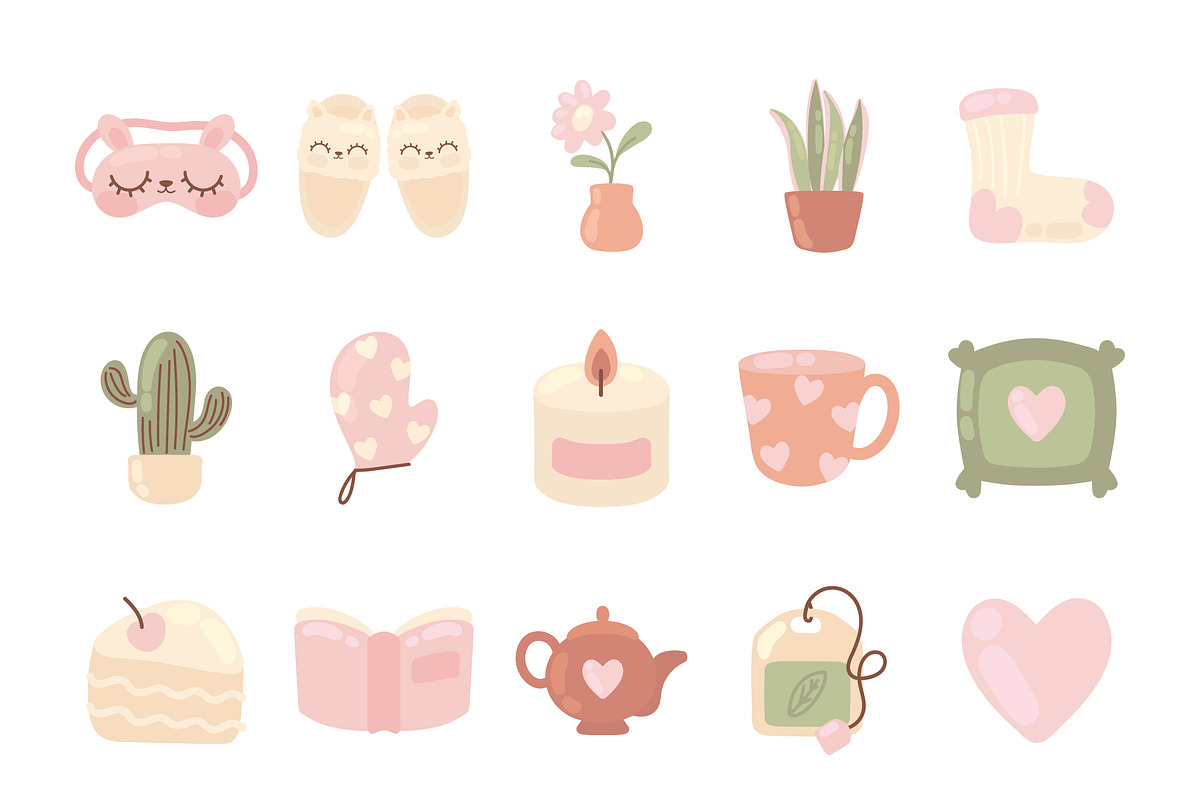 Cozy Home Illustration Set