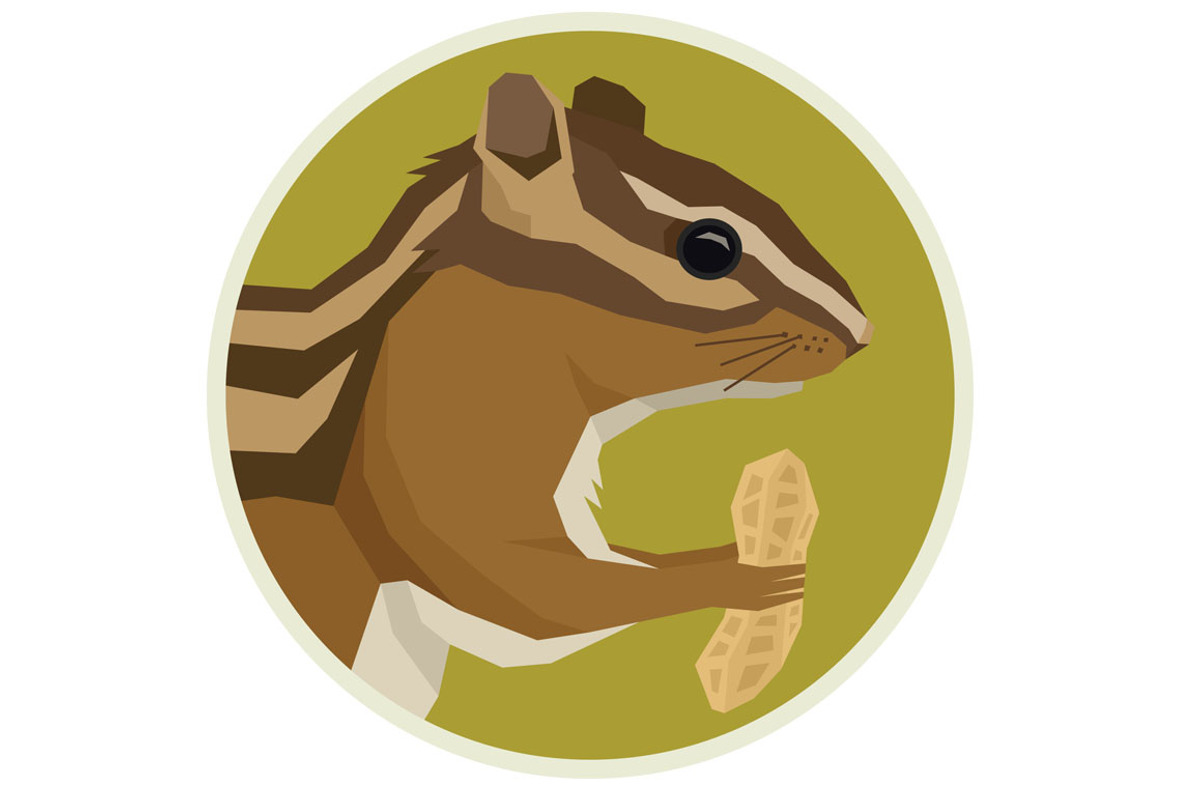 Chipmunk Forest Wildlife set, an Object Graphic by Nenilkime (Photo 4 of 7)