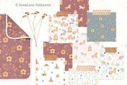 Unicorn clipart. Patterns., an Animal Illustration by Lesya Skripak (Thumbnail 8 of 8)
