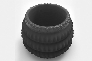 Barrel Plant 3D Printing Flowerpot