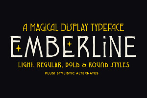 Emberline - A Witchy Display Font