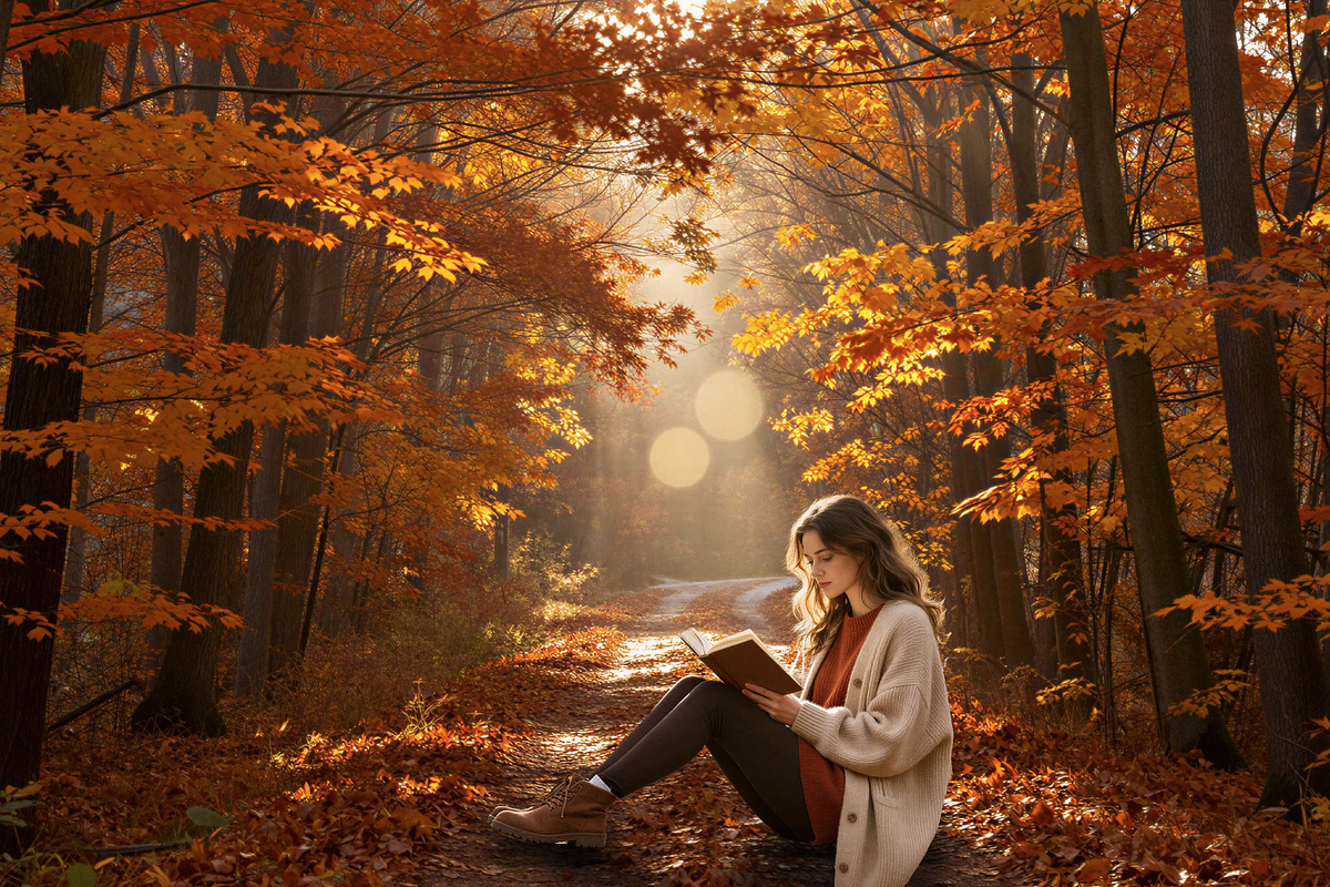 30 Autumn Bokeh Digital Backdrops, a Background Graphic by 3Motional (Photo 12 of 18)