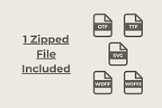 Monoround - Rounded san serif font, a Sans Serif Font by ZoloDesignHub (Thumbnail 2 of 9)