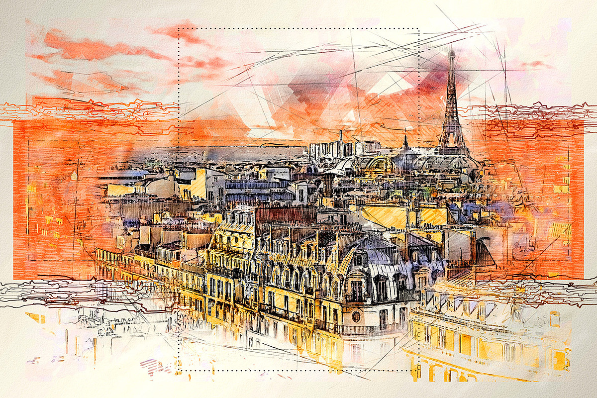 Graphic Marker Photoshop Action, an Action Add-On by GorynArt (Photo 4 of 20)