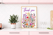 Watercolor Wildflowers Digital Clipa, an Illustration by Libby Wishes (Thumbnail 3 of 7)