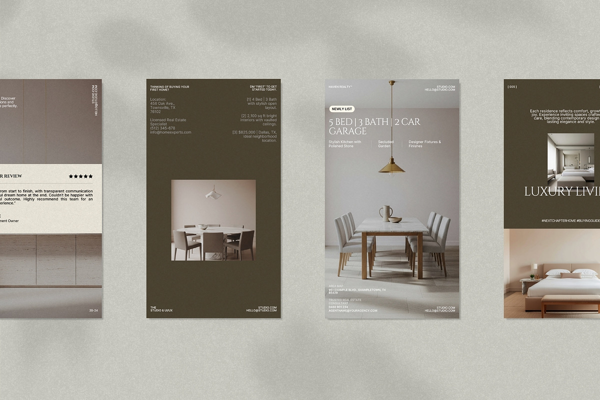 Modern Real Estate Instagram Stories, a Social Media Template by Pixel Grid (Photo 4 of 10)