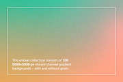 Vibrant – 100 Gradient Backgrounds, a Texture Graphic by MarkSupply (Thumbnail 2 of 5)