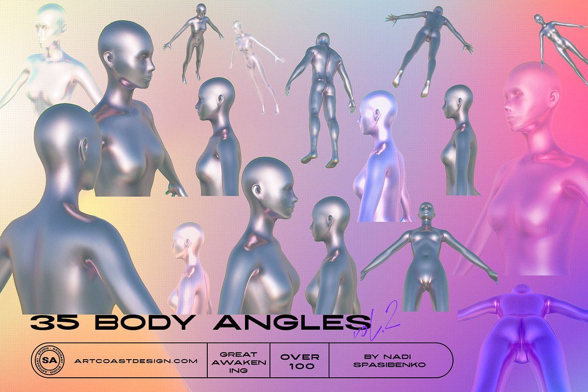 AWAKENING 3D Objects & Poster, a Wallpaper Graphic by nadispasibenko (Photo 14 of 16)