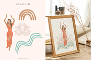 Balance - abstract woman & elements, a Healthcare Illustration by Katerina.Sea.Design (Thumbnail 9 of 10)