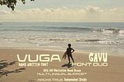 VUGA & GAVU Hand Drawn Font, a Handwritten Font by AROKA (Thumbnail 1 of 8)