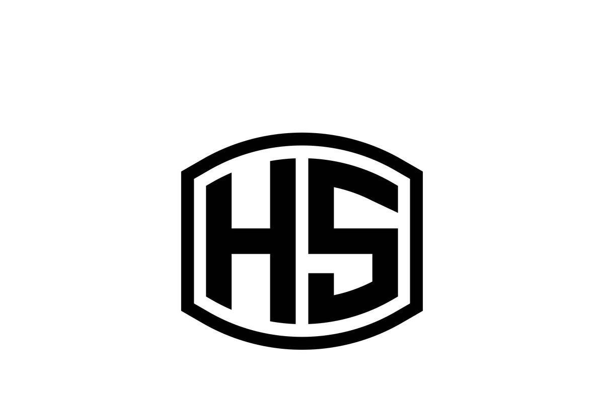 HS logo design vector template, a Branding & Logo Template by xcoolee