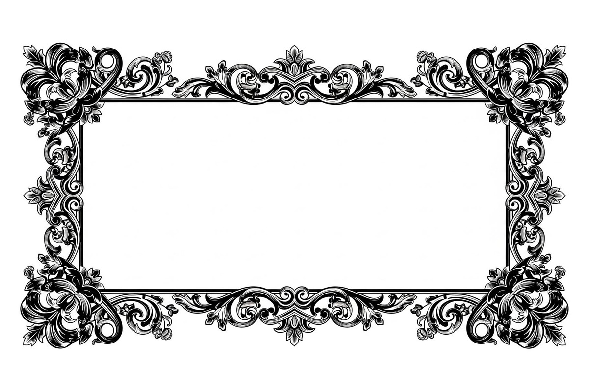 Ornamental Vintage Frame Border Bund, an Illustration by Creativeshirt (Photo 25 of 31)
