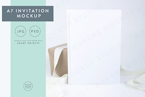 Simple Invitation Mockup