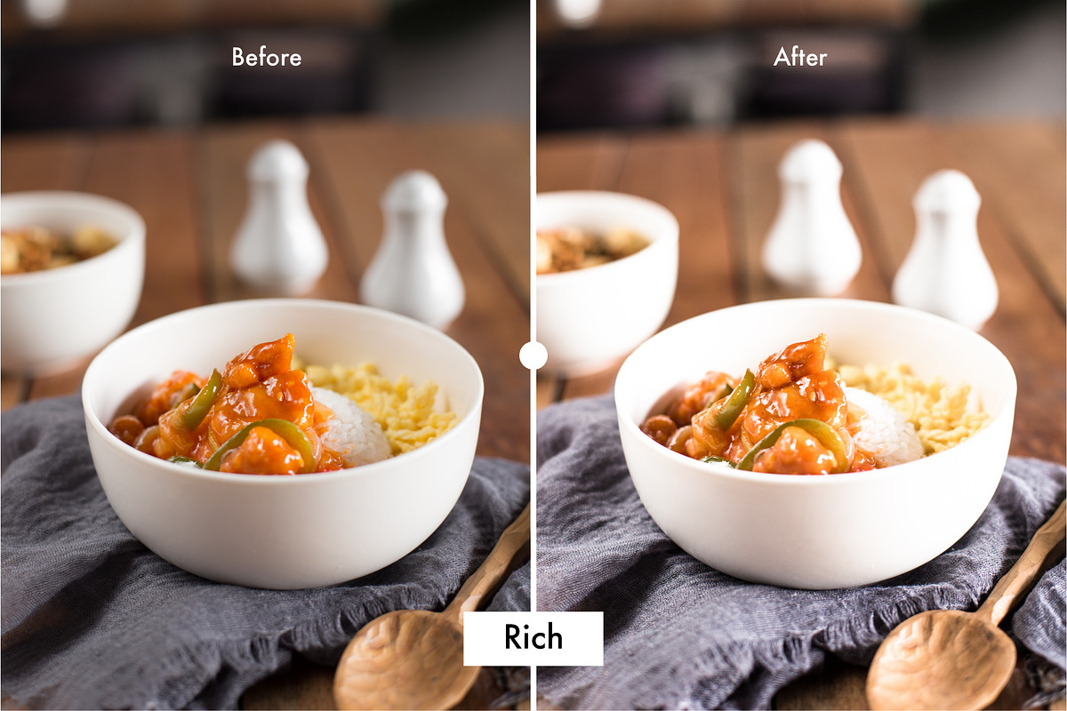 Bundle Food Lightroom Presets, an Action Add-On by IKFDY (Photo 2 of 7)