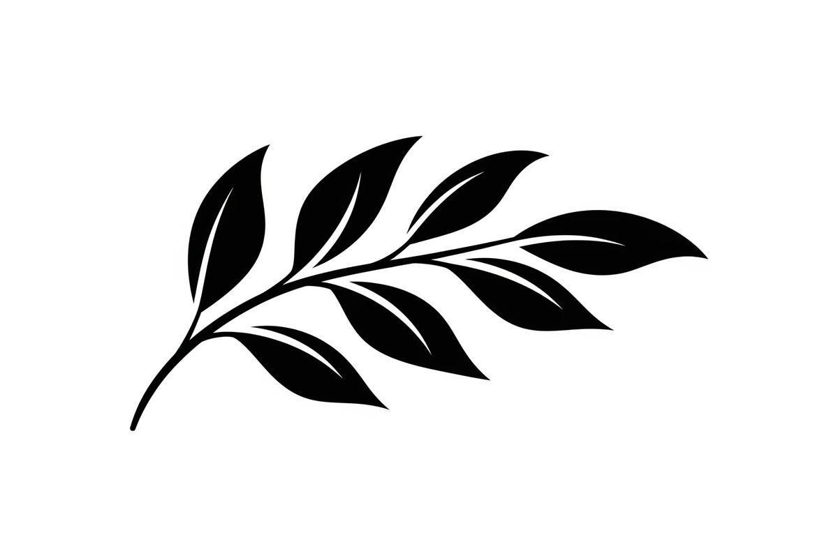 Botanical Leaf Silhouette Bundle, an Illustration by yasushie (Photo 4 of 51)