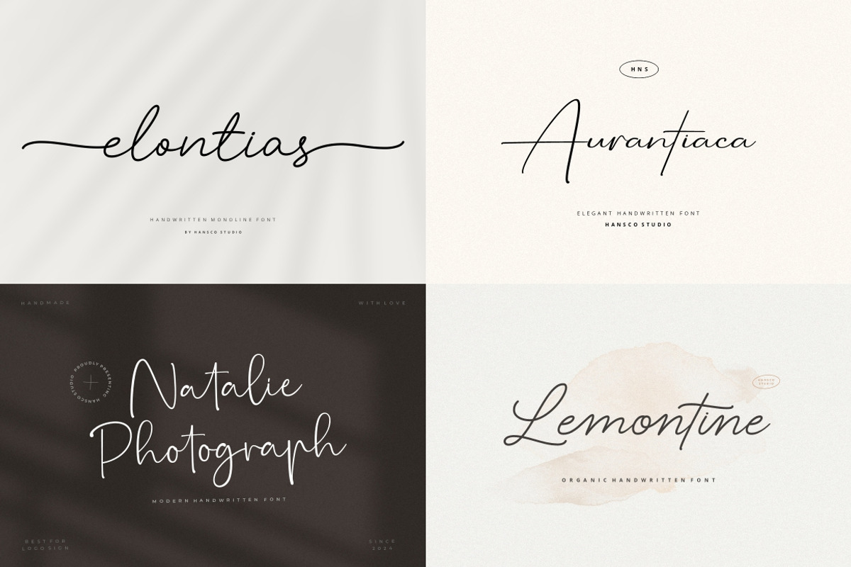 25 Modern Handwriting Font Bundle, a Handwritten Font by Burhan Afif (Photo 2 of 8)