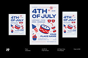 Clean 4th of July Flyer, a Flyer Template by Neermana (Thumbnail 1 of 4)