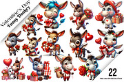 Valentine's Day Funny Donkey Sublima, an Illustration by DreamArtGraphic (Thumbnail 1 of 6)