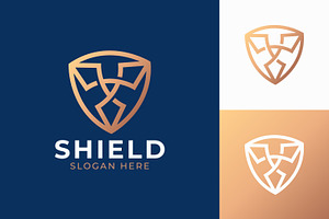 Luxury Gold Shield Security Logo, a Branding & Logo Template by Signatoro