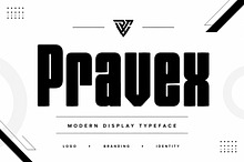 Pravex - Bold Modern Typeface