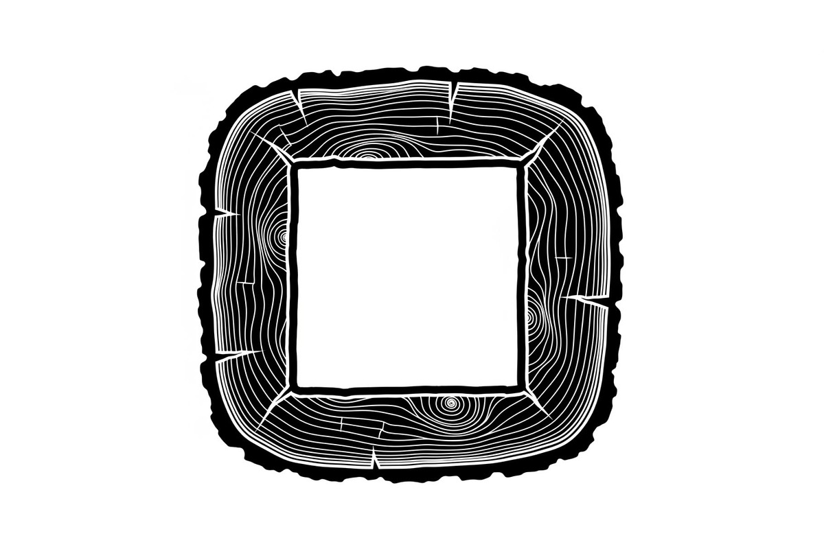 Rustic Wood Slice Frame Bundle, an Illustration by yasushie (Photo 31 of 31)