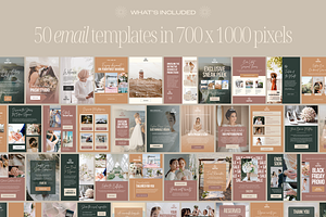 50 Photography Emails Canva Template