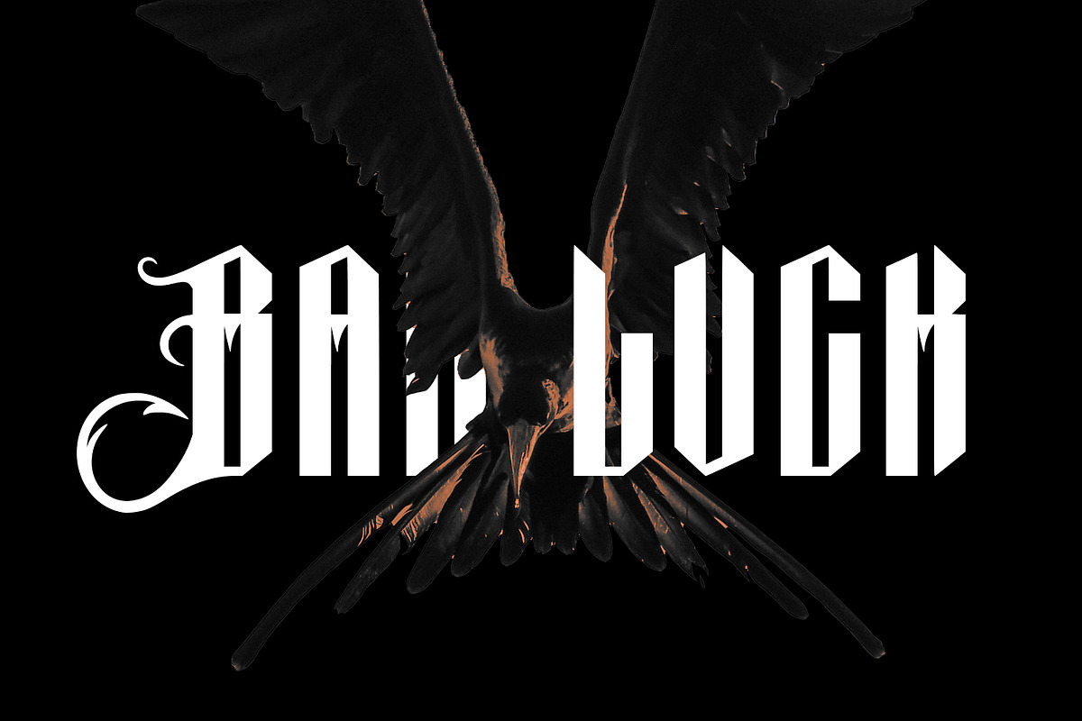Wayley Blackletter Display Font, a Blackletter Font by Maulana Creative (Photo 4 of 7)