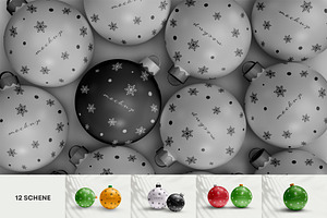 Christmas Ball Mockup