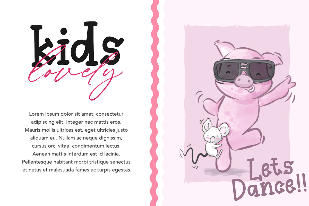 Kidsfun - Cute Slab Serif Font, a Slab Serif Font by Balpirick Studio (Photo 2 of 7)
