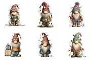 Christmas Gnome Lights Funny, an Illustration by DreamArtGraphic (Thumbnail 5 of 5)