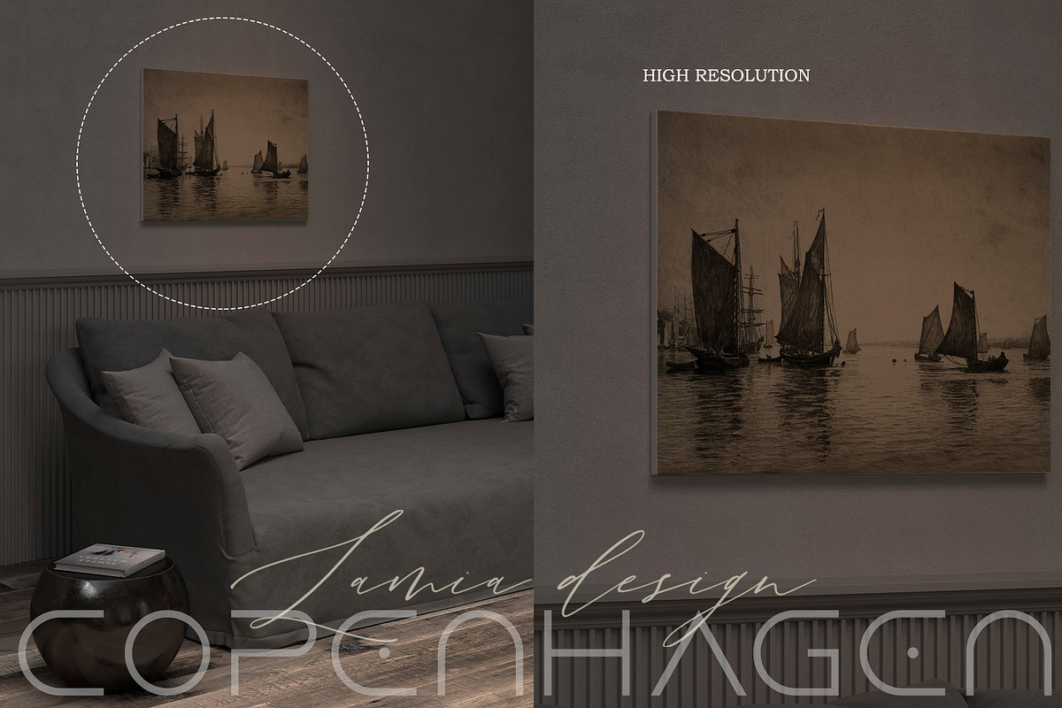 Copenhagen Frame Mockup Interior, a Household Mockup by LAMIA DESIGN (Photo 5 of 17)