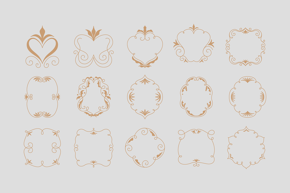 Vector frames and logo templates, an Object Graphic by venimo (Photo 6 of 14)