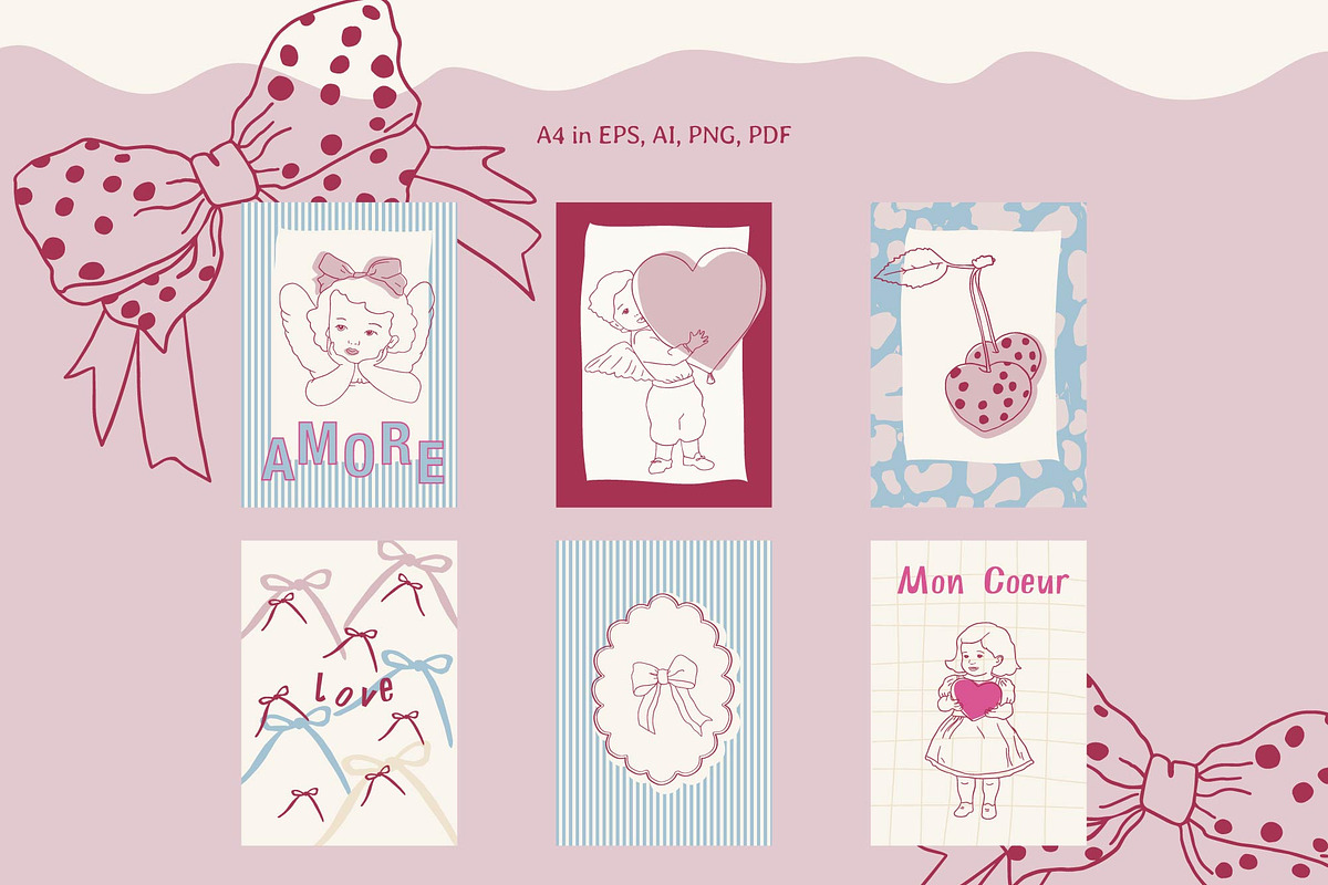 Amour Coquette collection, a Seasonal Illustration by DigARTbyHavroshka (Photo 4 of 11)