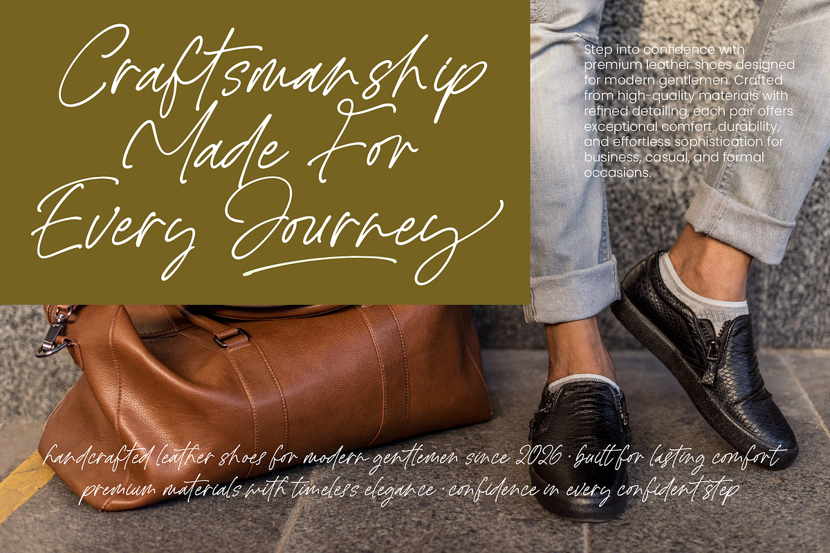 La Rettany Luxury Handwritten Font, a Script Font by Letterena Studios Script (Photo 3 of 10)