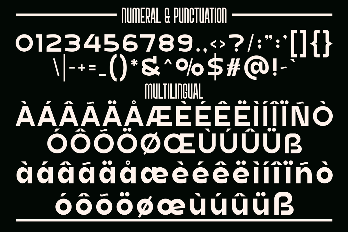 Bonnaco Font Collaboration, a Sans Serif Font by MaikoHatta (Photo 6 of 9)