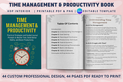 Time Management & Productivity Book, a Design Template by Book2bees (Thumbnail 1 of 4)