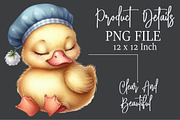Watercolor Cute Little Ducks Clipart, an Illustration by Rose Art (Thumbnail 6 of 7)