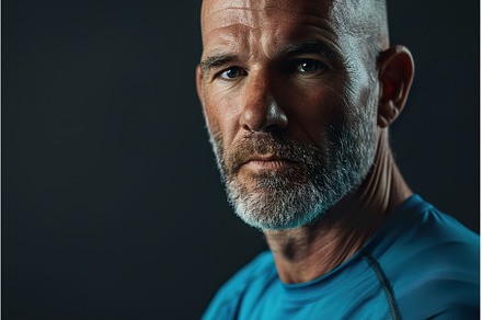 Portrait of fit middle aged man in, a Sports & Recreation Photo by Lermont51
