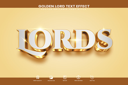 Golden Lord Editable Text Effect
