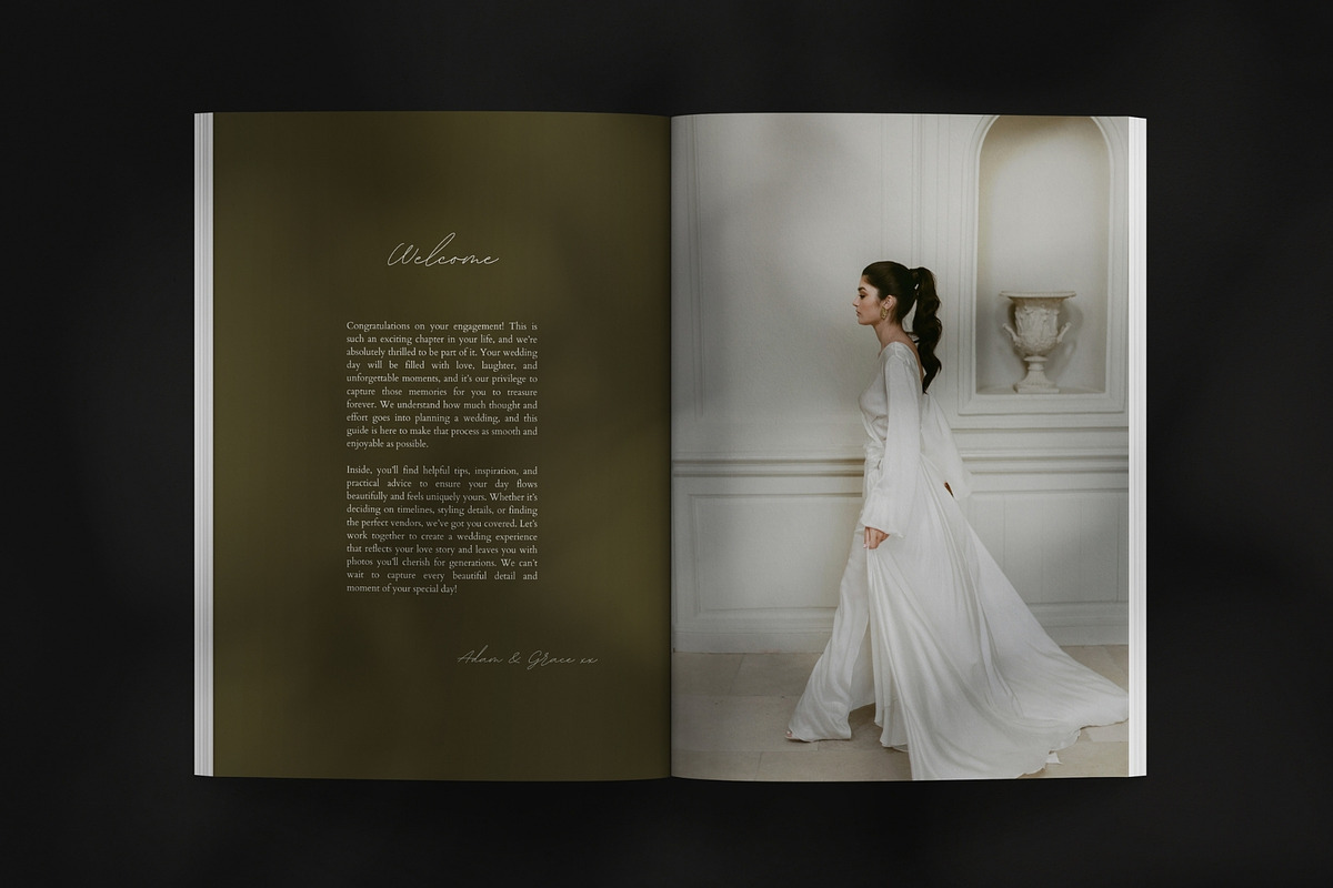 Wedding Photographer Welcome Guide, a Presentation Template by Adam and Grace (Photo 2 of 25)