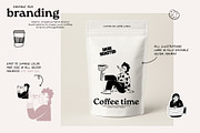 Coffee Time vector Illustrations, a Food Illustration by dicreate (Thumbnail 6 of 14)