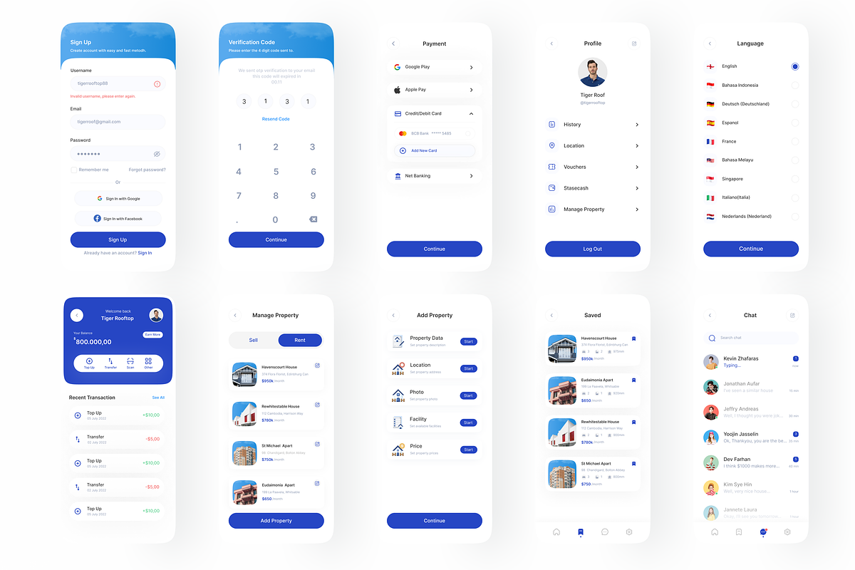 Stase - Real Estate ui kit mobile, an UI Kit Template by Korsa Agency (Photo 5 of 6)