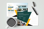 Real Estate Postcard Templates, a Stationery Template by Pixelpick (Thumbnail 2 of 3)