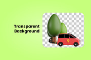3D Electric Vehicle Icon, an Object 3D Model by SLAB! Design (Thumbnail 3 of 4)